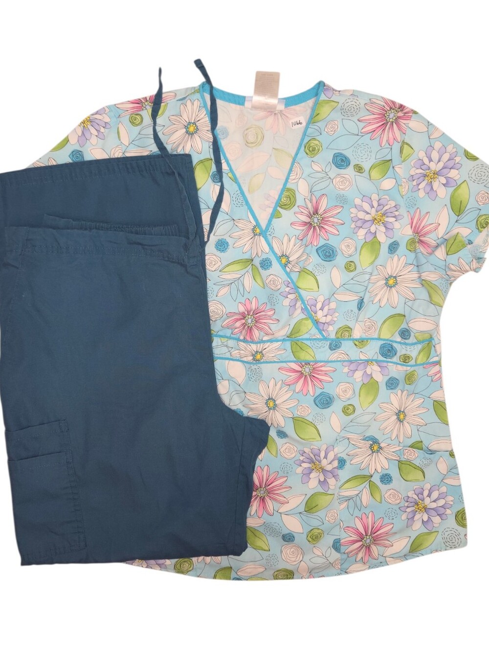 Flowers Scrub Set